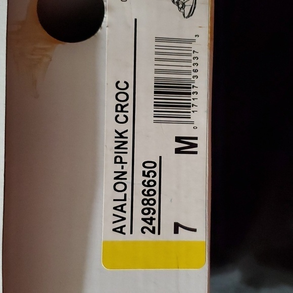DR SCHOLLS AVALON PINK CROCADILE HEELS - Picture 8 of 8